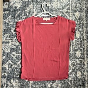 Loft Blouse with Ruffle Sleeve